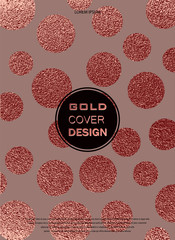 Modern and stylish minimal design. Copper glossy background. Metallic texture. Bronze metal .