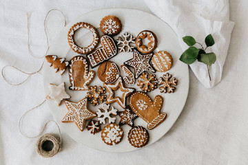 Iced Christmas Cookies