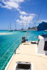 Fototapeta premium Catamarans on Mauritius