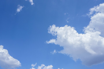 Obraz premium blue sky with clouds background. 