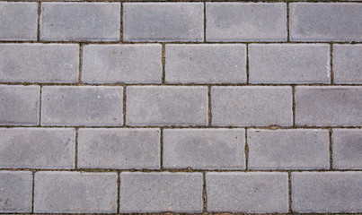 The texture of paving slabs