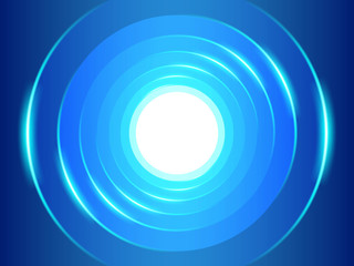 background with circles and glow and zoom