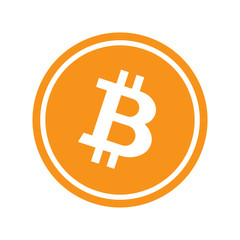 Circle with bitcoin