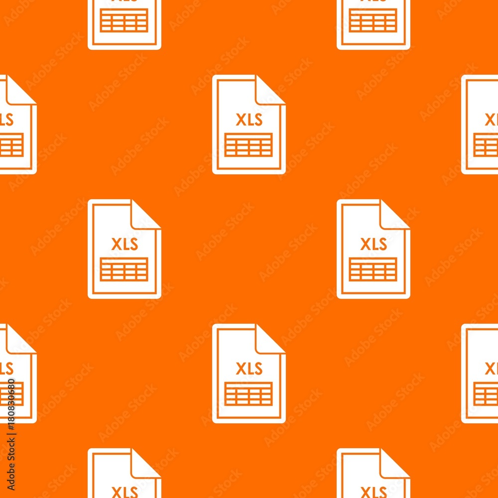 Poster file xls pattern seamless