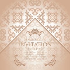 Vintage luxury background with place for text. Pastel colors