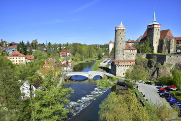 Obraz premium Blick auf die Altstadt von Bautzen