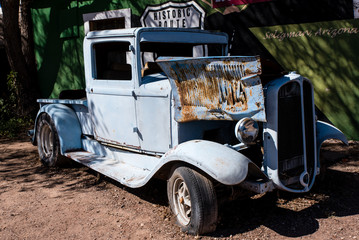 Oldtimer an der Route 66 in Arizona