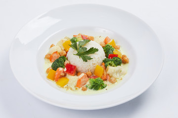 rice with vegetables