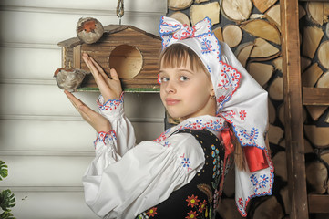 Polish girl in costume