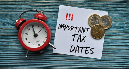 Important tax dates
