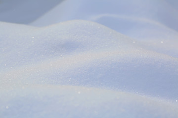 Fresh winter snow background