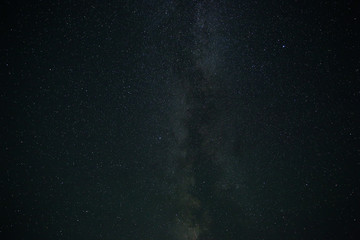 Night natural sky, Milky Way. Beautiful night starry sky