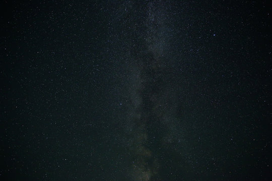 Night natural sky, Milky Way. Beautiful night starry sky