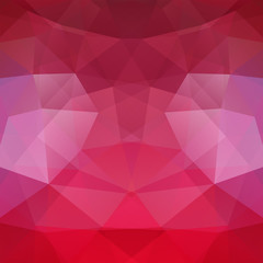 Abstract geometric style red background. Vector illustration