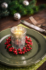 Christmas Table Setting