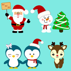 Christmas icons. Collection.