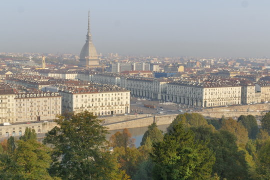 Torino - panorama dal Monte dei Cappuccini