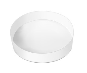 Round cardboard box for food, cookies and gifts