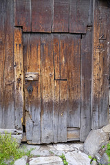 Old grunge wooden entrance 1