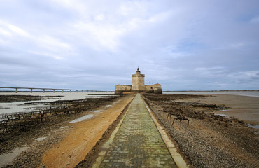Fort Louvois in Charente maritime coast
