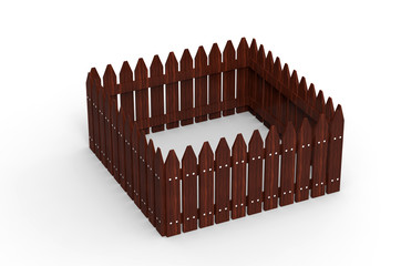 Wooden Fence Cage