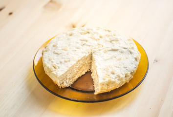 Cut a piece of cheesecake