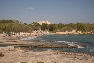 Torre Sant Andrea, Italy - September 2012 : View of Torre Sant Andrea beaches