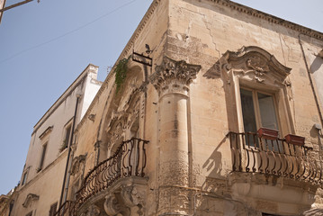 Lecce, Italy - September 08, 2012 : Baroque building