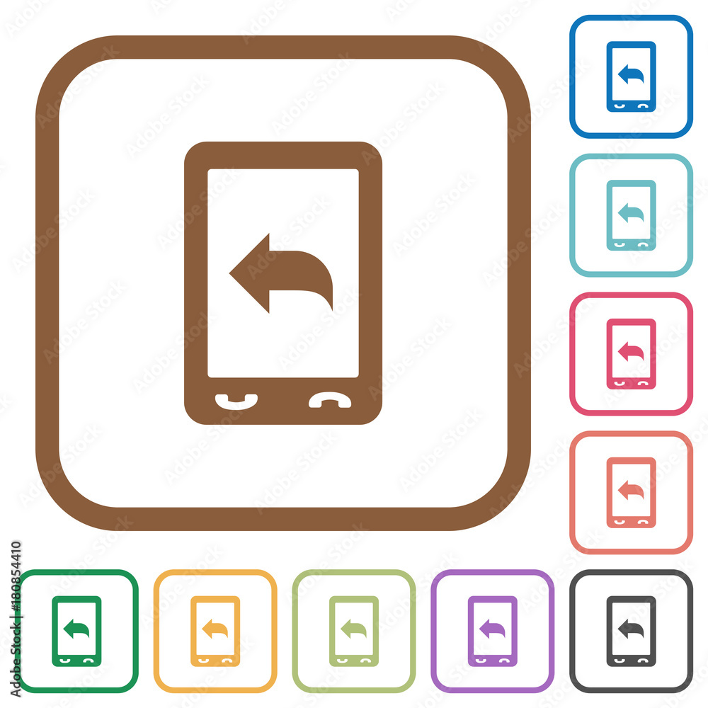 Poster reply to mobile message simple icons