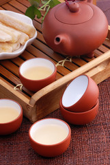 Close-up of traditional Chinese tea