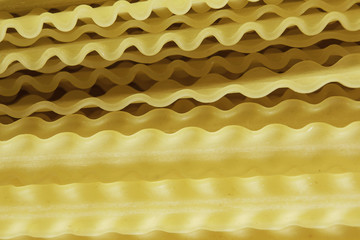 Close of yellow pasta
