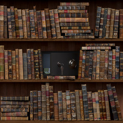 Books seamless texture. tiled with other textures in my gallery