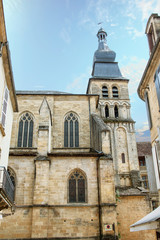 Fototapeta premium Sarlat la Canéda. Basilique Sacerdos. Dordogne. Nouvelle-Aquitaine