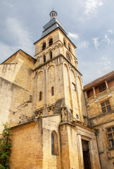 Fototapeta na wymiar Sarlat la Canéda. Basilique Sacerdos. Dordogne. Nouvelle-Aquitaine