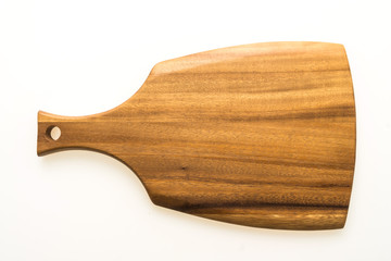 Brown wooden cutting board