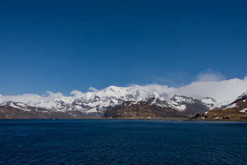 Fototapeta na wymiar South Georgia Grytviken landscape