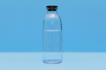 Medicine bottle of glass