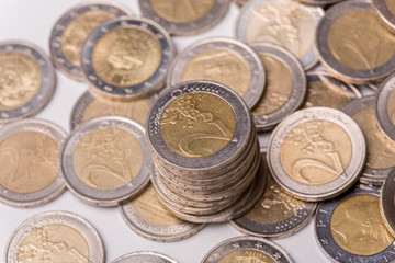 euro coins