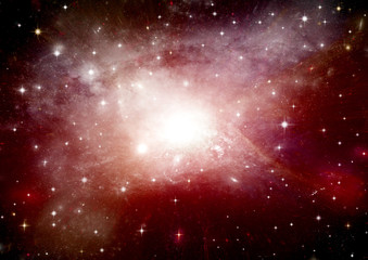 galaxy in a free space