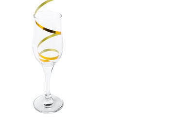 Champagne and christmas decor