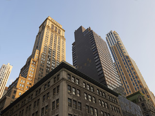 Fototapeta na wymiar Manhattan skyscrapers, New York city