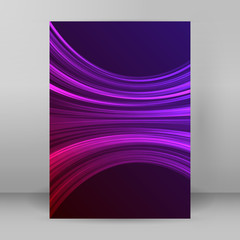 colors abstract backgroubnd glow light effect  A4 brochure03