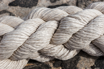 Close up of strong rope