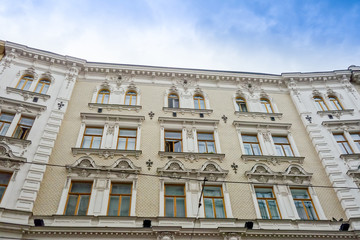 antique building view in Brno, Czech Republic