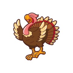 Turkey Cartoon for Thanksgiving Event