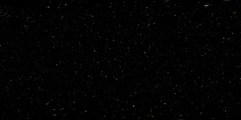 Fototapeta premium Panorama pola gwiazdowego, mapa środowiska HDRI (średnia gęstość). Rzut równomierny, panorama sferyczna. 3d ilustracja