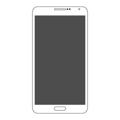 Smartphone icon as a path