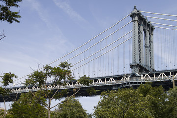 Manhattan Bridge in New York City