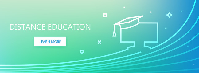 Distance education banner