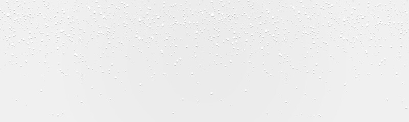 Seamless daylight snow illustration. Winter snowfall banner